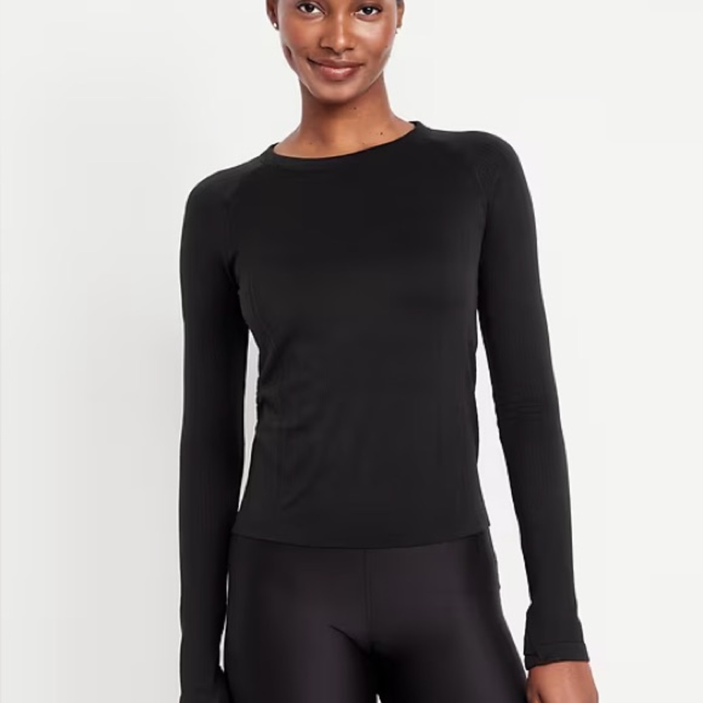 BUNDLE OF 2 Old Navy Fluid Seamless Dry Fit Long Sleeve